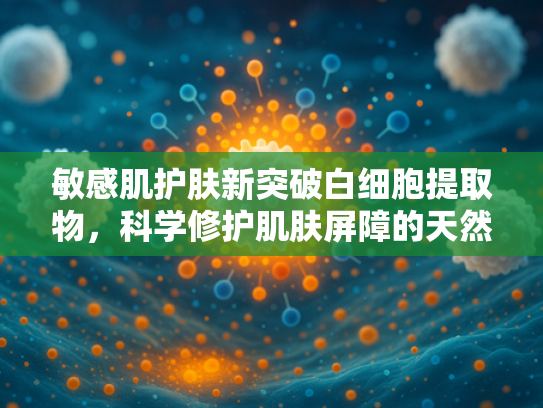 敏感肌护肤新突破白细胞提取物，科学修护肌肤屏障的天然原料解析