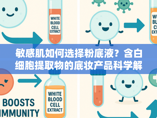 敏感肌如何选择粉底液？含白细胞提取物的底妆产品科学解析