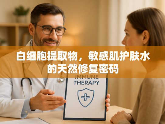 白细胞提取物，敏感肌护肤水的天然修复密码