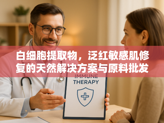 白细胞提取物，泛红敏感肌修复的天然解决方案与原料批发解析