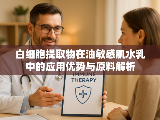 白细胞提取物在油敏感肌水乳中的应用优势与原料解析