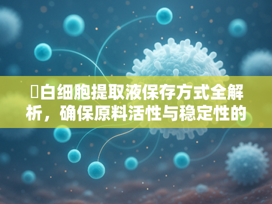 ✍白细胞提取液保存方式全解析，确保原料活性与稳定性的关键