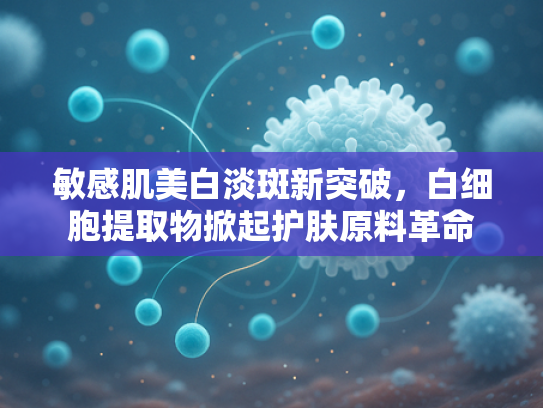 敏感肌美白淡斑新突破，白细胞提取物掀起护肤原料革命