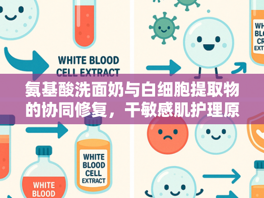 氨基酸洗面奶与白细胞提取物的协同修复，干敏感肌护理原料新趋势