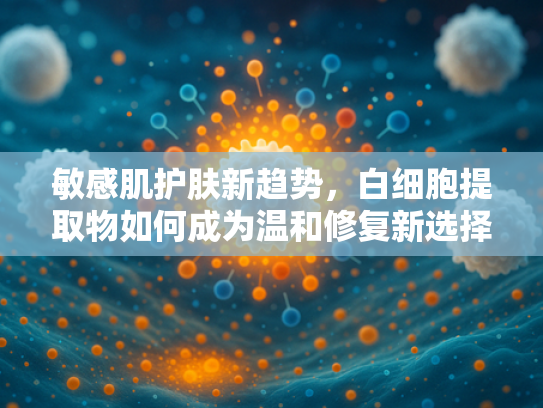敏感肌护肤新趋势，白细胞提取物如何成为温和修复新选择