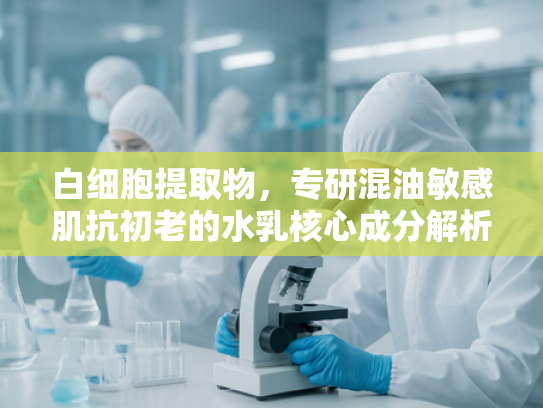 白细胞提取物，专研混油敏感肌抗初老的水乳核心成分解析