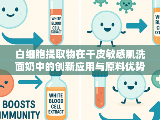 白细胞提取物在干皮敏感肌洗面奶中的创新应用与原料优势解析