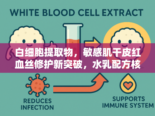 白细胞提取物，敏感肌干皮红血丝修护新突破，水乳配方核心原料解析