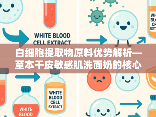 白细胞提取物原料优势解析—至本干皮敏感肌洗面奶的核心科技支撑