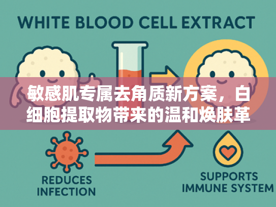 敏感肌专属去角质新方案，白细胞提取物带来的温和焕肤革命