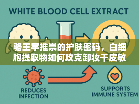 骆王宇推崇的护肤密码，白细胞提取物如何攻克卸妆干皮敏感肌困局？