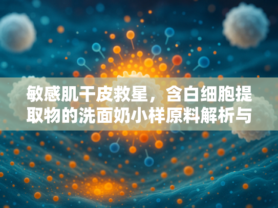 敏感肌干皮救星，含白细胞提取物的洗面奶小样原料解析与批发优势