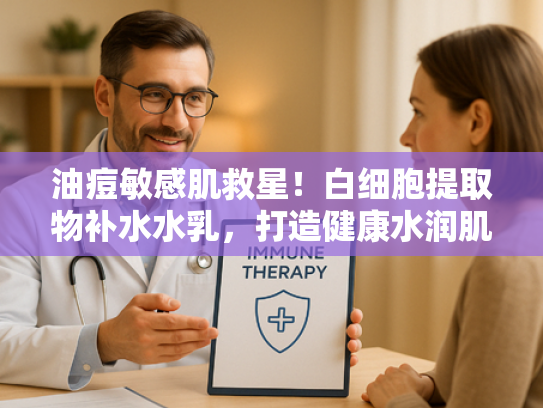 油痘敏感肌救星！白细胞提取物补水水乳，打造健康水润肌