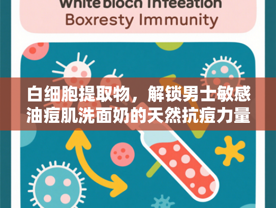 白细胞提取物，解锁男士敏感油痘肌洗面奶的天然抗痘力量