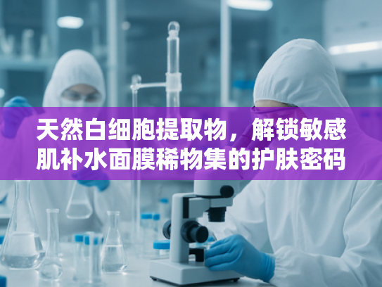 天然白细胞提取物，解锁敏感肌补水面膜稀物集的护肤密码