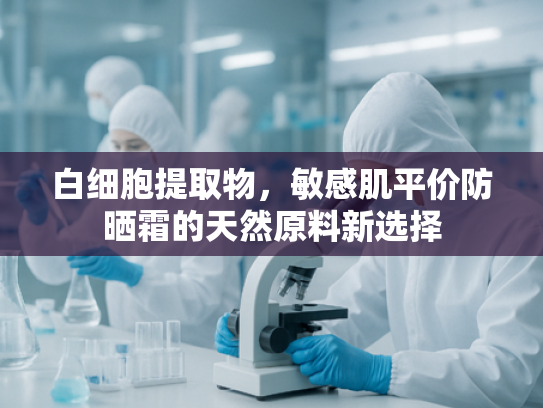 白细胞提取物，敏感肌平价防晒霜的天然原料新选择