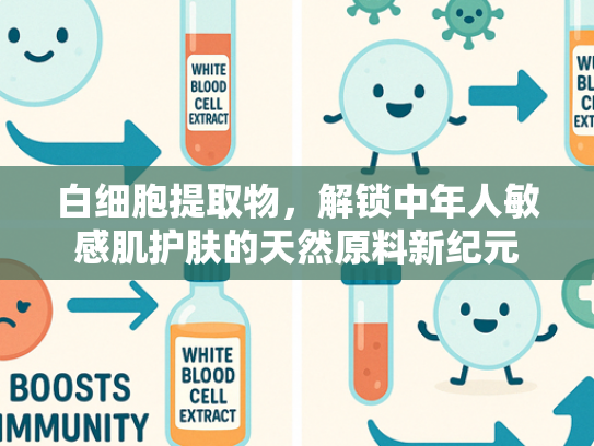 白细胞提取物，解锁中年人敏感肌护肤的天然原料新纪元