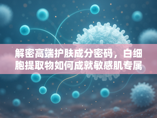 解密高端护肤成分密码，白细胞提取物如何成就敏感肌专属护肤奇迹