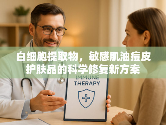 白细胞提取物，敏感肌油痘皮护肤品的科学修复新方案