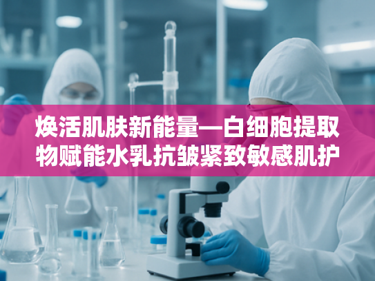 焕活肌肤新能量—白细胞提取物赋能水乳抗皱紧致敏感肌护理