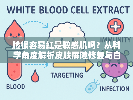 脸很容易红是敏感肌吗？从科学角度解析皮肤屏障修复与白细胞提取物的应用价值