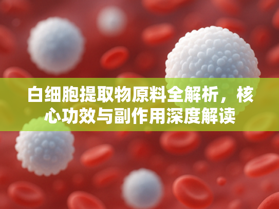 白细胞提取物原料全解析，核心功效与副作用深度解读