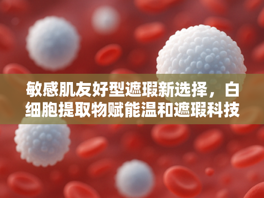 敏感肌友好型遮瑕新选择，白细胞提取物赋能温和遮瑕科技