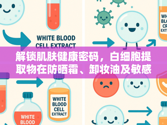 解锁肌肤健康密码，白细胞提取物在防晒霜、卸妆油及敏感肌护理中的创新应用