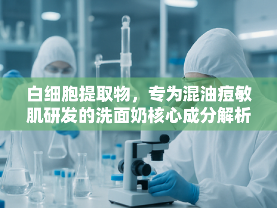 白细胞提取物，专为混油痘敏肌研发的洗面奶核心成分解析