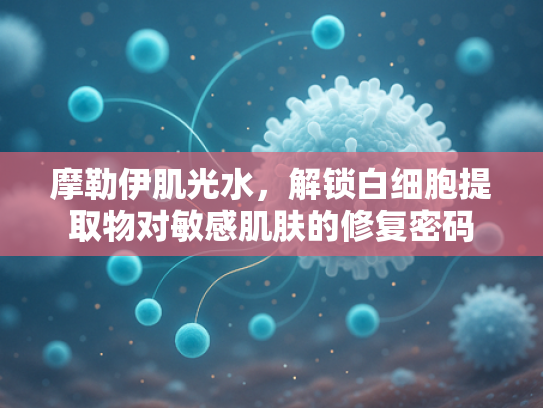 摩勒伊肌光水，解锁白细胞提取物对敏感肌肤的修复密码