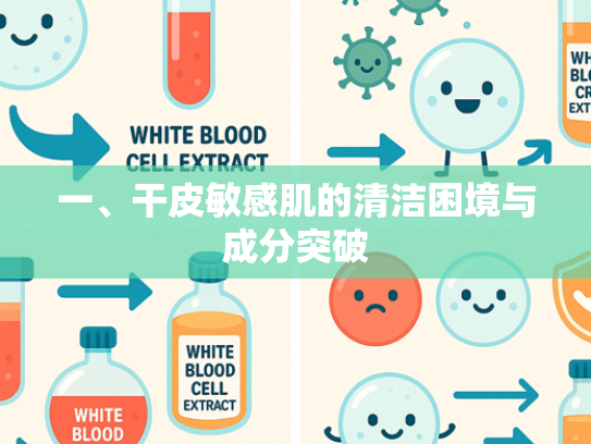 一、干皮敏感肌的清洁困境与成分突破
