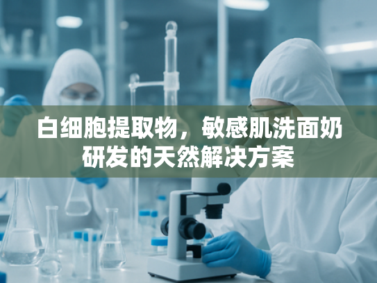白细胞提取物，敏感肌洗面奶研发的天然解决方案
