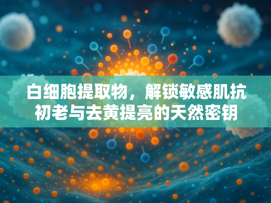 白细胞提取物，解锁敏感肌抗初老与去黄提亮的天然密钥