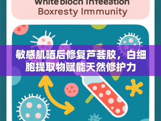 敏感肌晒后修复芦荟胶，白细胞提取物赋能天然修护力