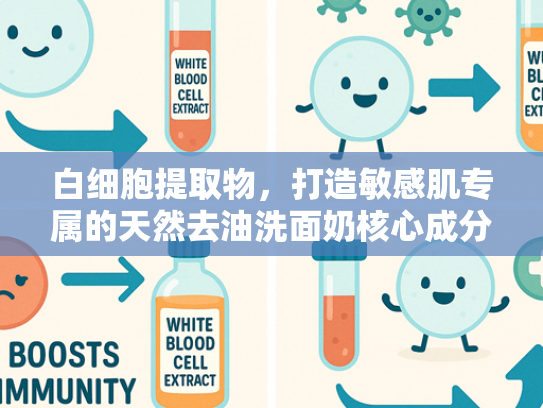 白细胞提取物，打造敏感肌专属的天然去油洗面奶核心成分解析