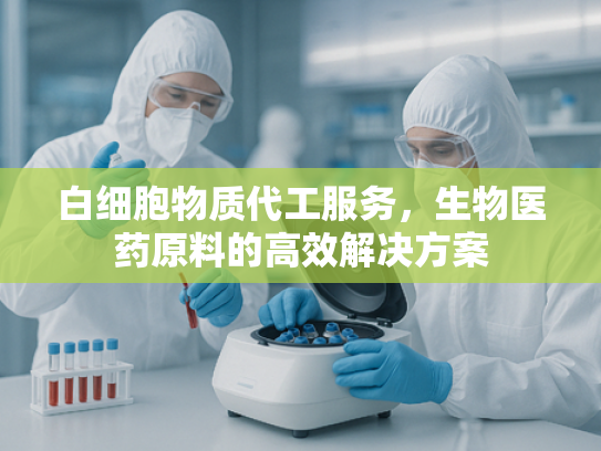 白细胞物质代工服务，生物医药原料的高效解决方案