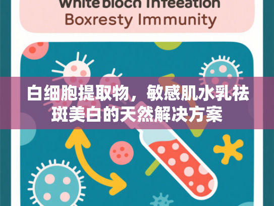 白细胞提取物，敏感肌水乳祛斑美白的天然解决方案