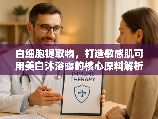 白细胞提取物，打造敏感肌可用美白沐浴露的核心原料解析