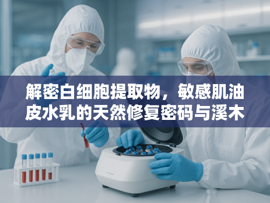 解密白细胞提取物，敏感肌油皮水乳的天然修复密码与溪木源科学配方的结合之道