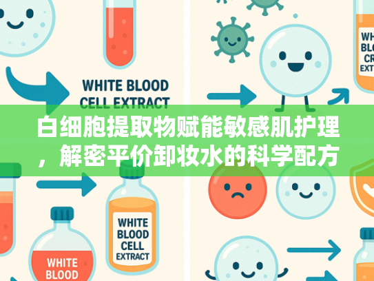白细胞提取物赋能敏感肌护理，解密平价卸妆水的科学配方与原料优势