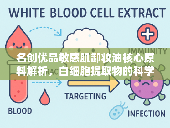 名创优品敏感肌卸妆油核心原料解析，白细胞提取物的科学与应用