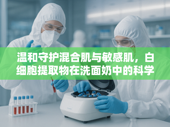 温和守护混合肌与敏感肌，白细胞提取物在洗面奶中的科学应用与原料优势