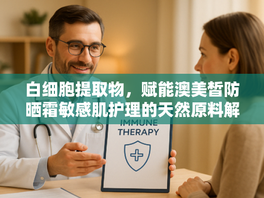 白细胞提取物,赋能澳美皙防晒霜敏感肌护理的天然原料解析 白细胞提取物,赋能澳美皙防晒霜敏感肌护理的天然原料解析
