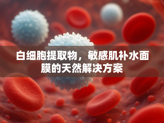 白细胞提取物，敏感肌补水面膜的天然解决方案