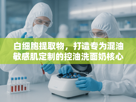 白细胞提取物，打造专为混油敏感肌定制的控油洗面奶核心原料