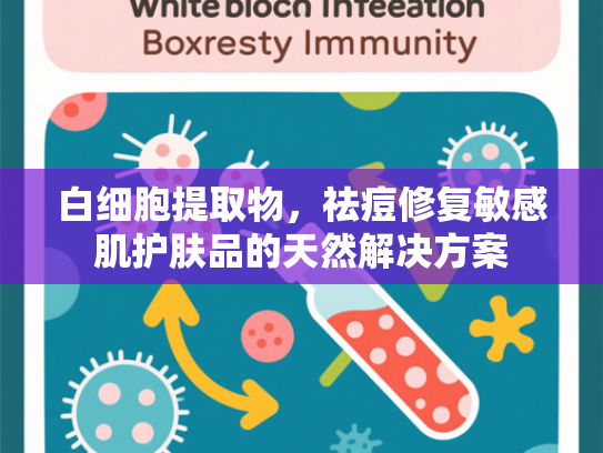白细胞提取物，祛痘修复敏感肌护肤品的天然解决方案
