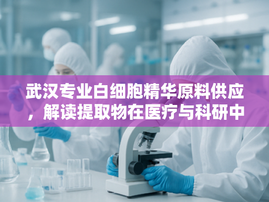 武汉专业白细胞精华原料供应，解读提取物在医疗与科研中的核心价值