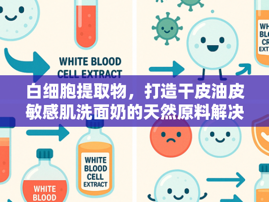 白细胞提取物，打造干皮油皮敏感肌洗面奶的天然原料解决方案
