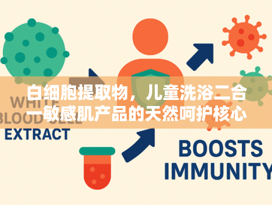白细胞提取物，儿童洗浴二合一敏感肌产品的天然呵护核心