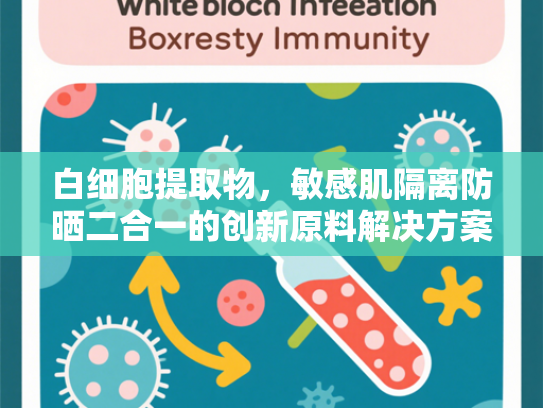 白细胞提取物，敏感肌隔离防晒二合一的创新原料解决方案